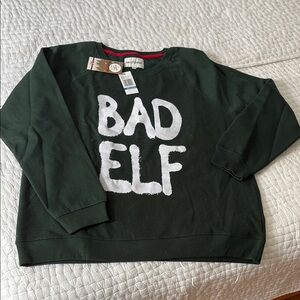 Wallflower Dark Green 'Bad Elf' Sweatshirt